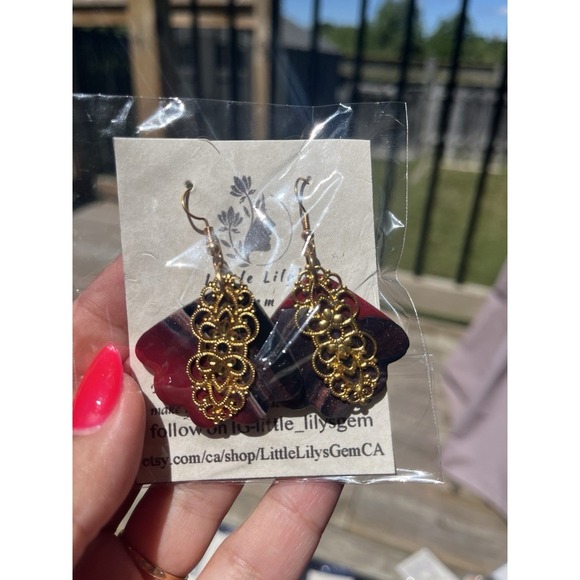 handmade Polymer Clay earrings lot -2. 12 Unique 12 Pcs Stainless Steel Base - Picture 14 of 14